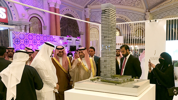 Golden Tower participation at the American Express World Luxury Expo 2017 at the Ritz-Carlton Riyadh